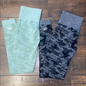 Gymshark Adapt Camo Seamless leggings bundle